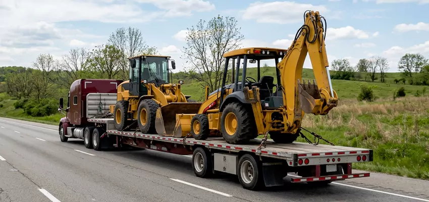 Loader and Backhoe Tractors Transport Tacoma